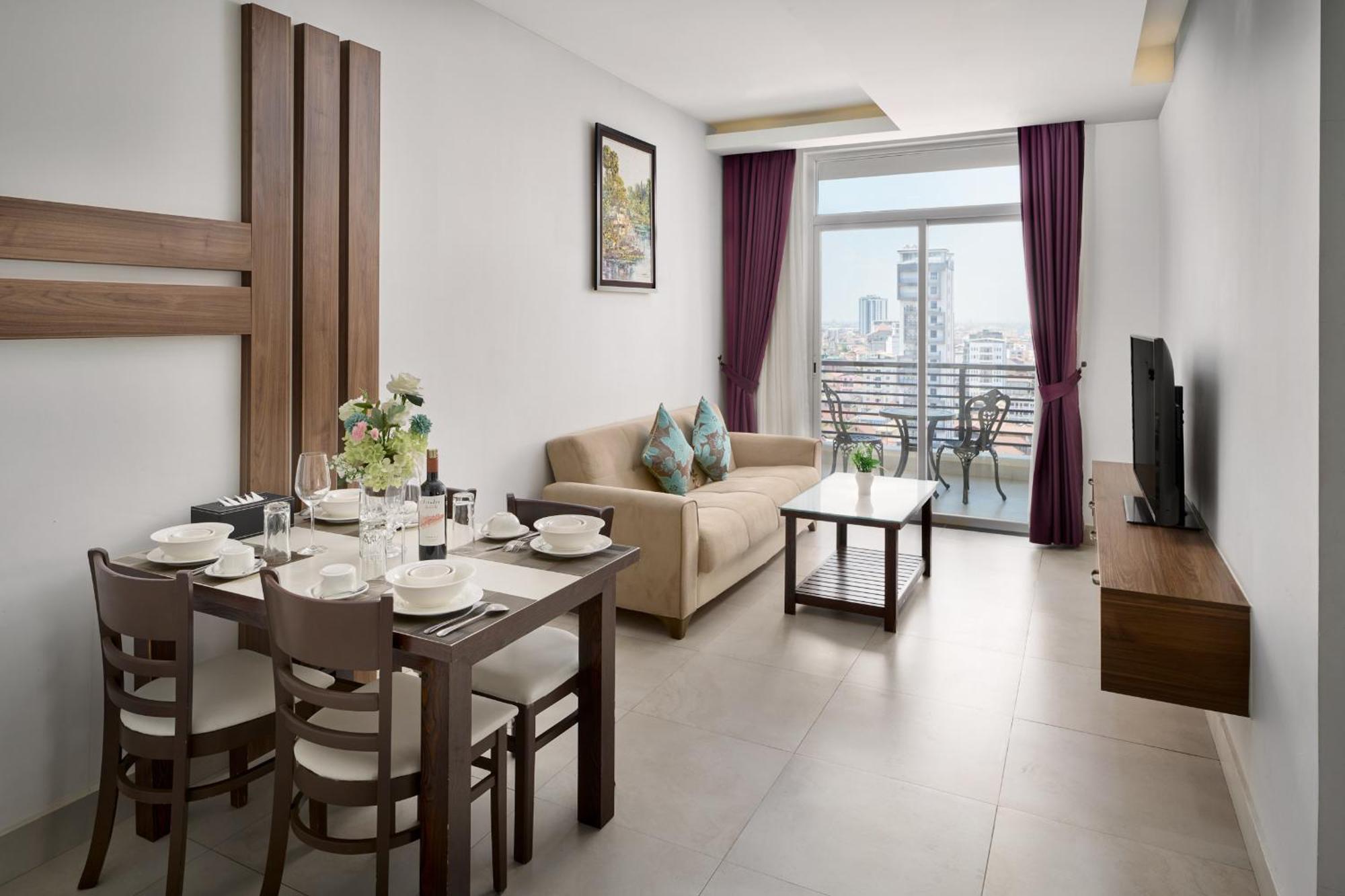 ควีน แมนชั่น Apartment พนมเปญ ภายนอก รูปภาพ